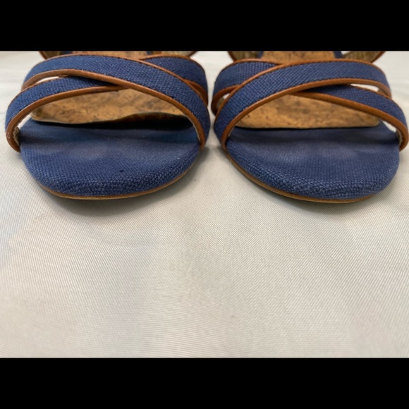 LOFT denim strappy heels - Picture 5 of 6